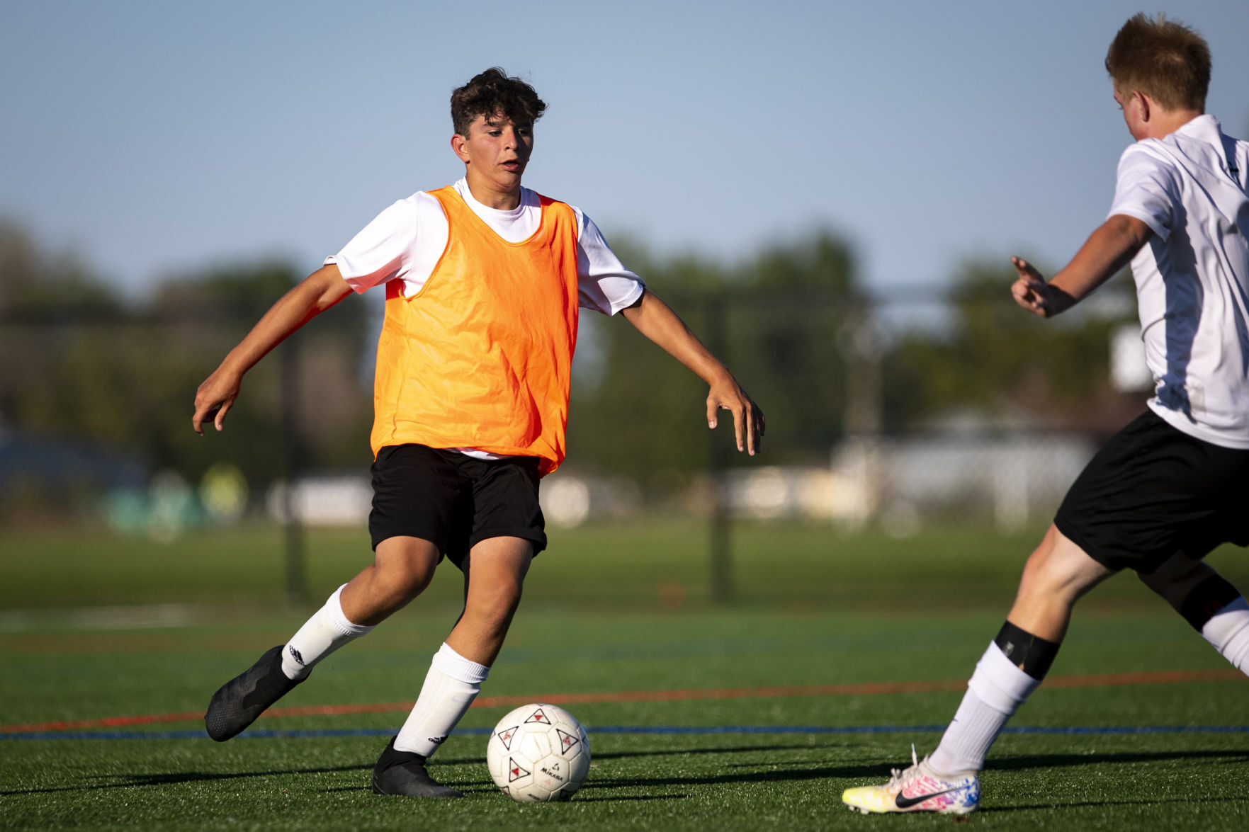 Billings Central soccer practice